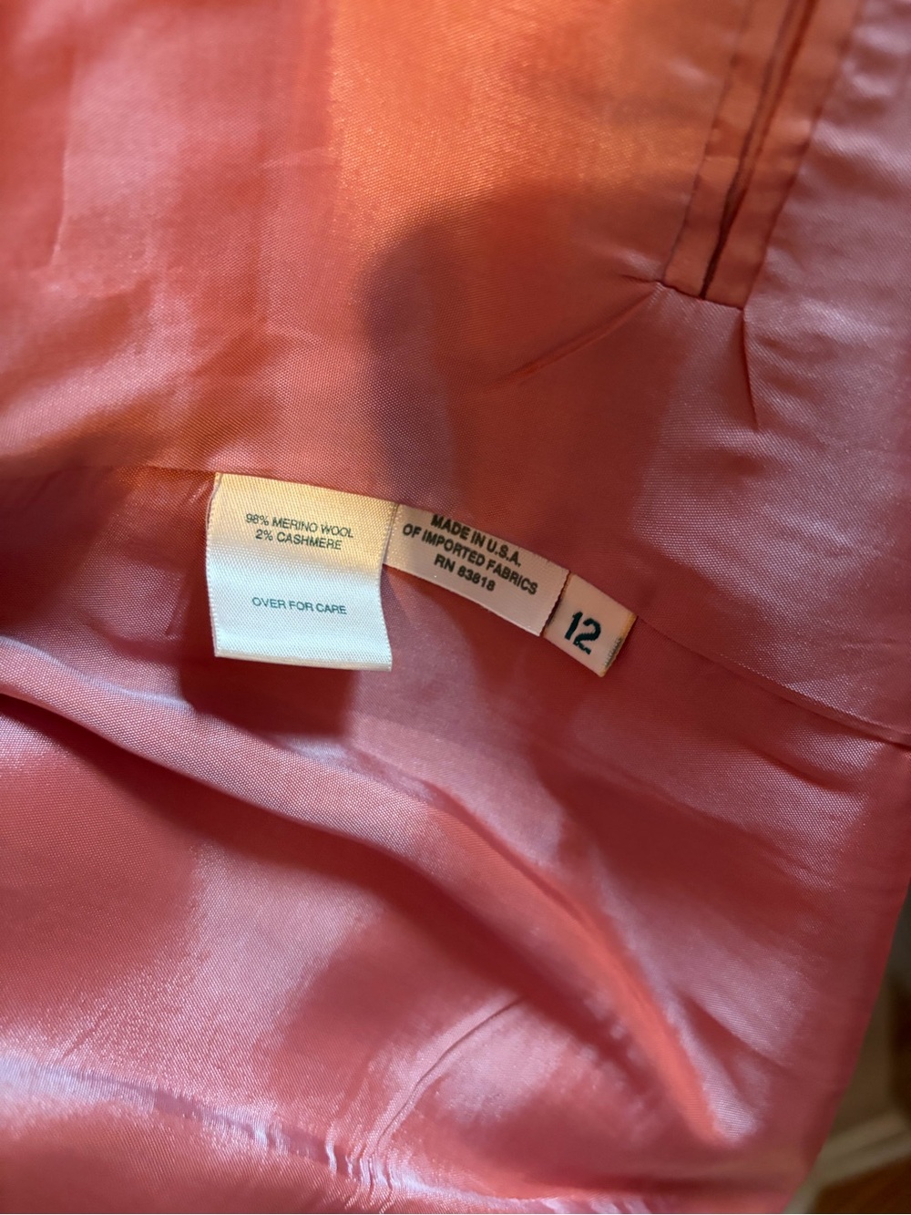 Austin Reed Coral-Orange Double-Breasted Blazer
#0091 - Picture 3 of 8